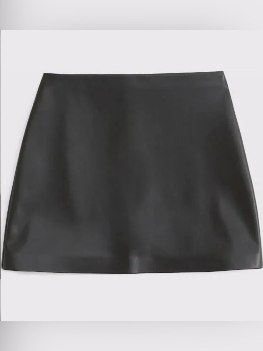 Abercrombie & Fitch Black Scarlett Mini Skort - Faux Leather